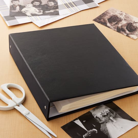 Black Magnetic Photo Album By, Coffee Table Magnetic Album
